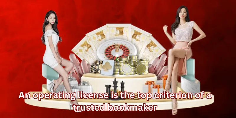 An operating license is the top criterion of a trusted bookmaker